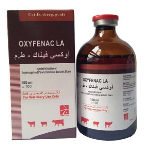 Factory source 100ml Oxytetracycline Injection -
 Oxytetracycline 20% + Diclofenac sodium 0.5% Injection (OXYFENAC LA) – Fangtong