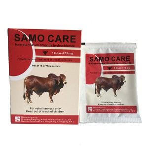 OEM/ODM China Dexamethasone Injection For Swine -
 Isometamidium chloride hydrochloride 775mg – Fangtong
