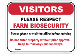 Creating a biosecurity plan for my dairy farm