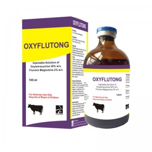 OXYFLUTONG Oxytetracycline 30%+ Flunixin Meglumine 2% injection