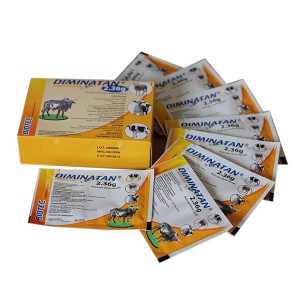 Factory directly supply Veterinary Pharmaceuticals -
 Diminazene aceturate 2.36g、23.6g – Fangtong