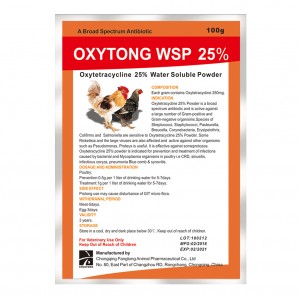 OXYTONG WSP 25%      Oxytetracycline WSP 25%